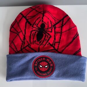 Marvel Spider-Man Red and Blue Kids Beanie